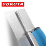 Yokota 28cm Blue Plastic Handle Tine Trowel | Hengtian