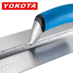 Yokota 28cm Blue Plastic Handle Tine Trowel | Hengtian