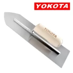 Yokota 35cm Wooden Handle Carbon Steel Pointed Trowel | Hengtian