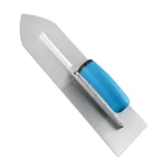 Yokota Blue Plastic Handled Pointed Carbon Steel Trowel | Hengtian