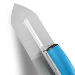 Yokota Blue Plastic Handled Pointed Carbon Steel Trowel | Hengtian