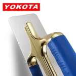 Yokota Blue Plastic Handle 24cm Gold Taped Trowel | Hengtian