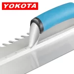 Yokota Blue Plastic Handle Bar Serrated Trowel | Hengtian