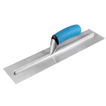 Yokota High Quality 40cm Flat Head Trowel With Blue Plastic Handle | Hengtian