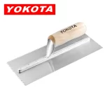 Yokota High Quality High Flatness Wooden Handle Carbon Steel Trowel | Hengtian