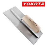 Yokota High Quality High Flatness Wooden Handle Carbon Steel Trowel | Hengtian