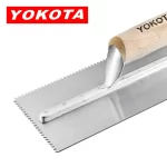 Yokota High Quality High Flatness Wooden Handle Carbon Steel Trowel | Hengtian