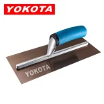 Yokota Trowel With Blue Plastic Handle And Gold Plate Steel | Hengtian