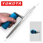 Yokota Trowel With Blue Plastic Handle And Large U-shaped Teeth | Hengtian