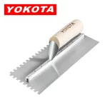 Yokota Wooden Handle U-shaped Serrated Trowel | Hengtian