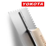 Yokota Wooden Handle U-shaped Serrated Trowel | Hengtian