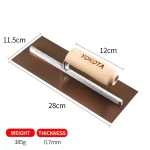 Yokota Gold Plate Wooden Handle Trowel（Fine Edge Grinding） | Hengtian