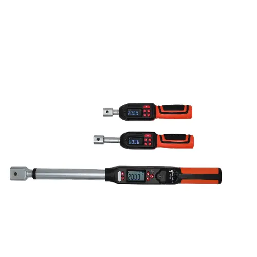 Interchangeable Heads Digital Torque Wrench ±2% Accuracywith Buzzer and LED Flash