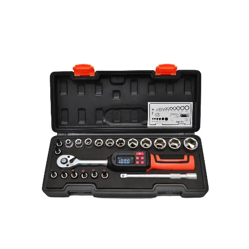 21Pcs 3/8-Inch Drive Digital Torque Wrench Set  ±2% Accuracywith Buzzer and LED Flash