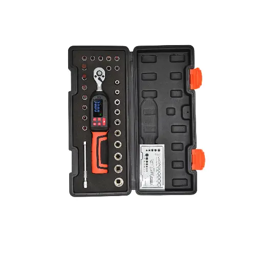 26Pcs 1/4-Inch Drive Digital Torque Wrench Set ±2% Accuracywith Buzzer and LED Flash