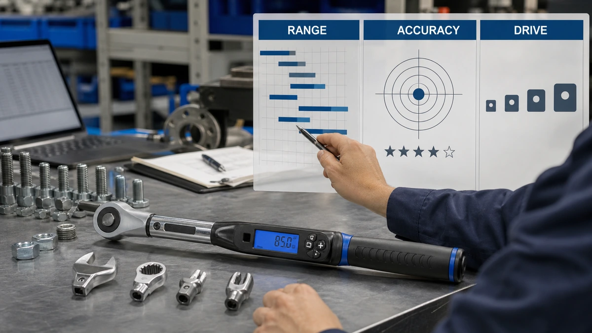 How Should Industrial Buyers Choose a Digital Torque Wrench Range?