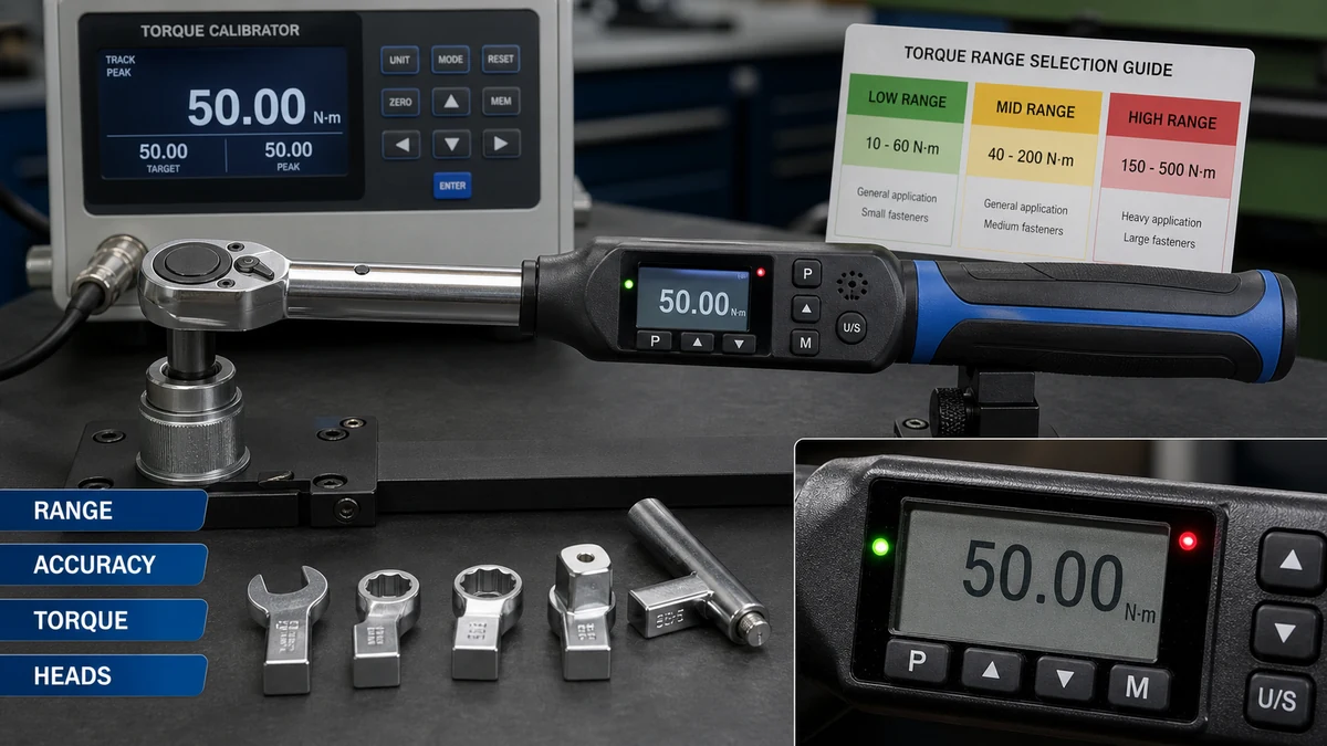 How Should Industrial Buyers Choose a Digital Torque Wrench Range Around the Actual Joint Torque?