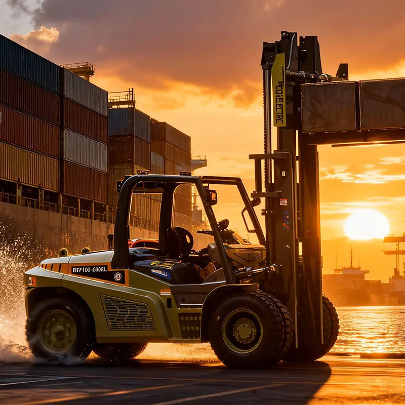 RKF80 High Voltage Lithium Battery Forklift