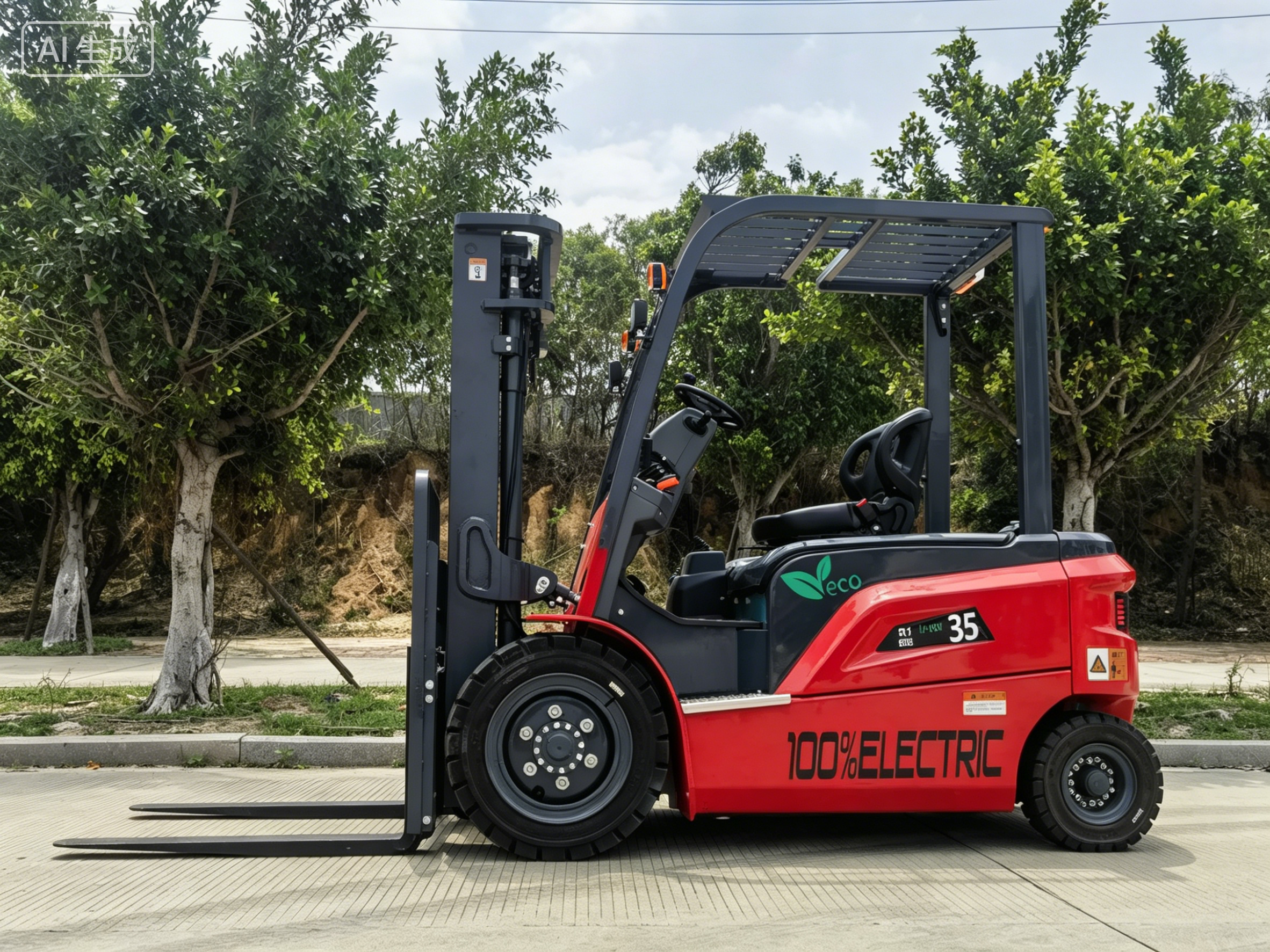 RKF35 High Voltage Lithium Battery Forklift