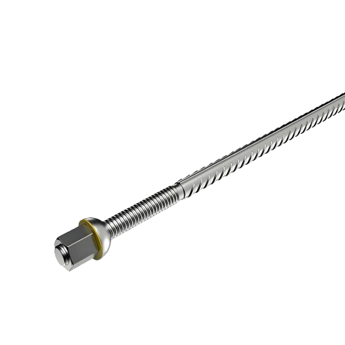Threaded bar bolt
