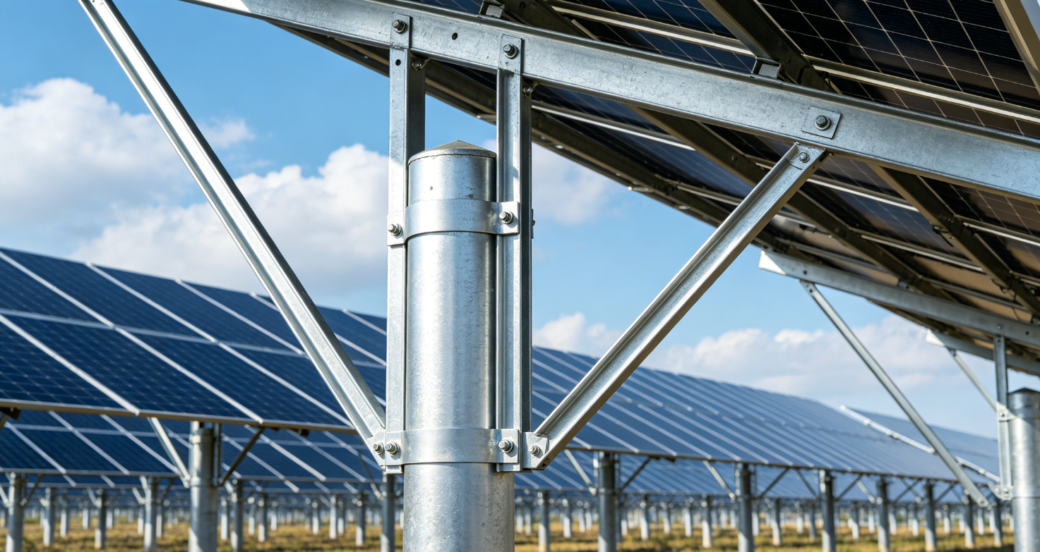 How Do Hot-Dip Galvanized PV Mounting Structures Enhance Wind and Seismic Resistance? A Process Analysis by Zhongtang Group