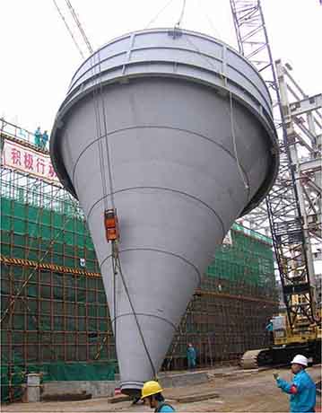 Huaibei Power Plant conical components