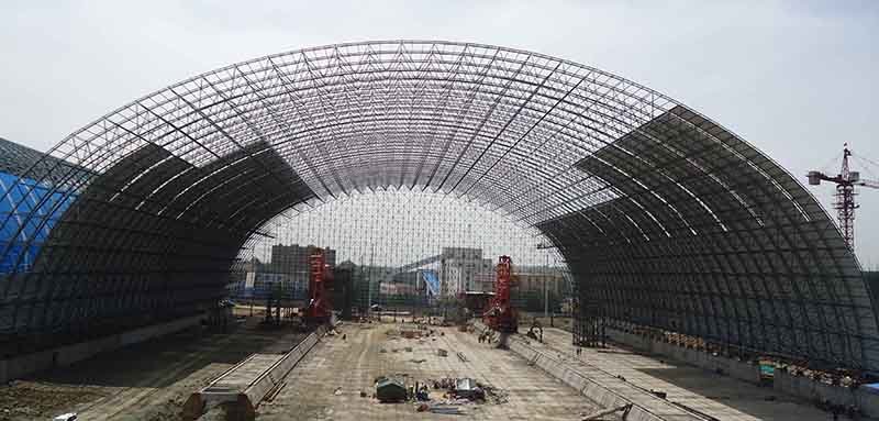 The storage silo of Henan Zhonghong Group Coal Chemical Company