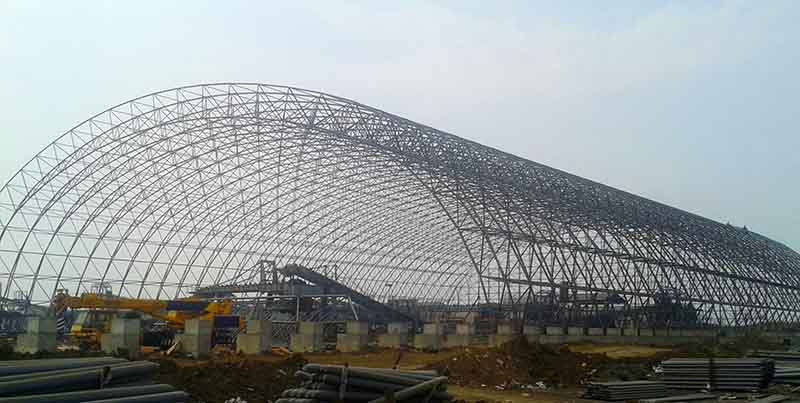 The Second Phase of the Coal Storage Shed of the Philippine Eagle Cement Factory