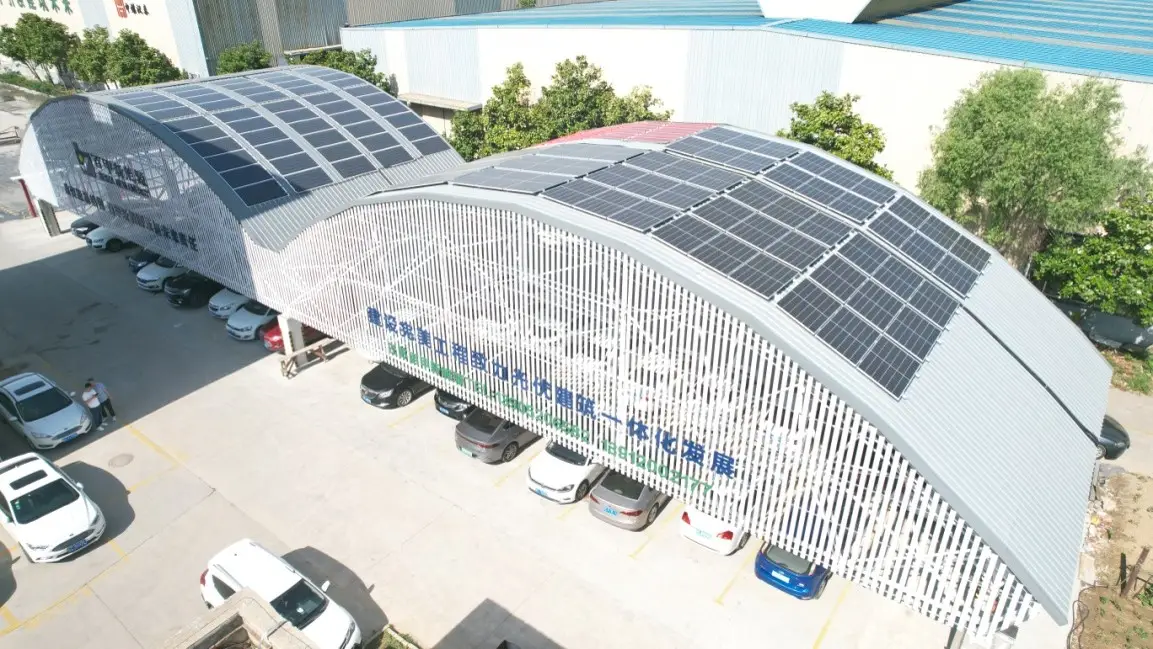 BAPV Arc-shaped Color Steel Sheet Roofing System