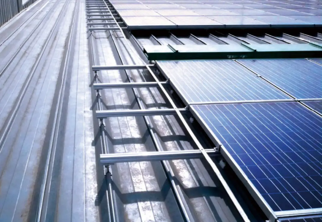 BAPV standing seam colored steel sheet roofing system