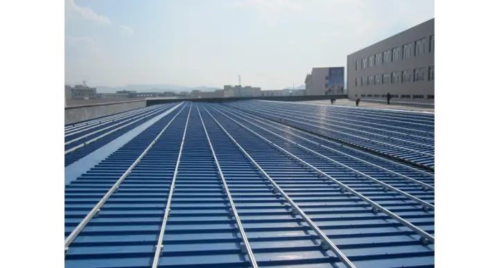 BAPV trapezoidal wave – peak color steel plate roofing system