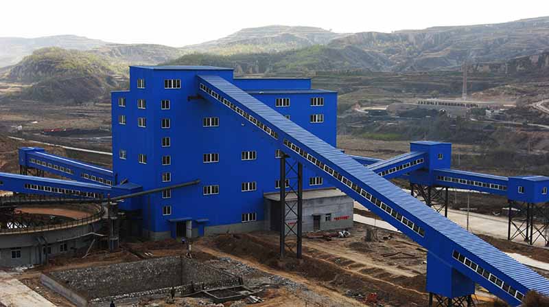 Steel Structure Main Workshop and Production System of Xiaoyi Coal Preparation Plant in Shanxi