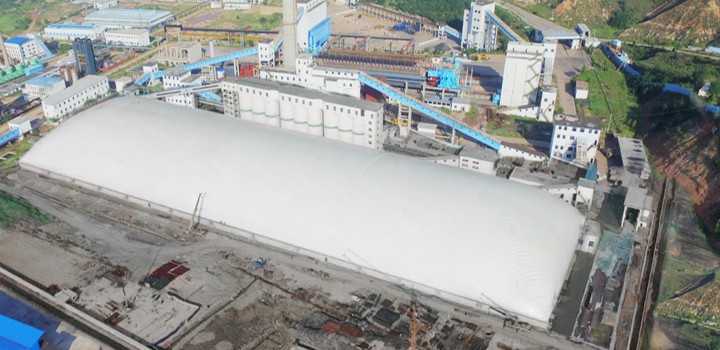 Shuangchang Bulk Cargo Yard Membrane Environmental Protection Enclosure Project